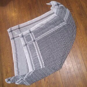 Vintage  Keffiyeh Arabic Shemagh Solidarity Scarf Shawl
